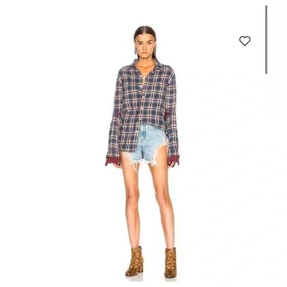 R13 Double sleeve Shirt. Size XS